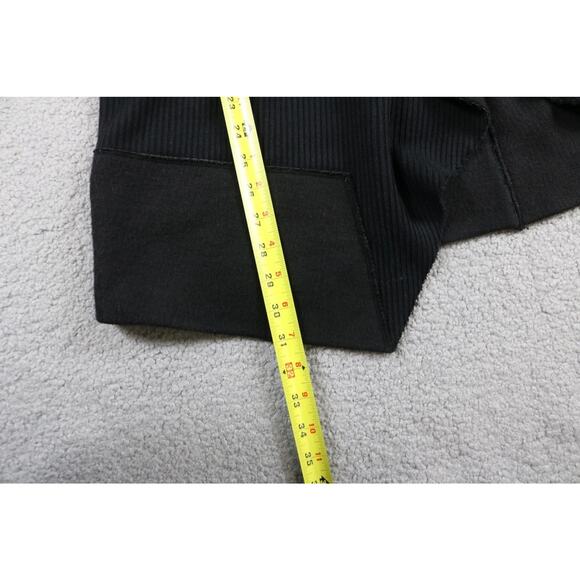 Ter Et Bantine Skirt Black Knit 42 Asymmetrical Avant Garde 6 Midi Italy - Picture 9 of 9